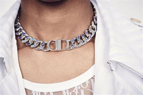 dior mens jewellery|christian dior men's necklace.